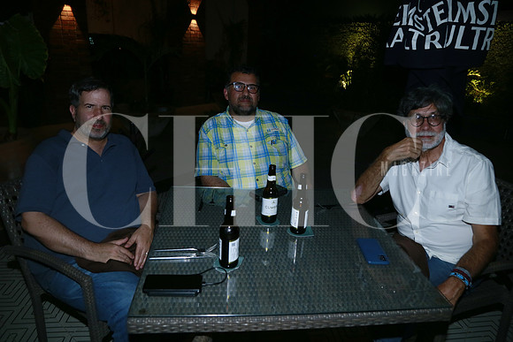 Francisco Pérez, Raúl Guerrero e Ignacio Gómez