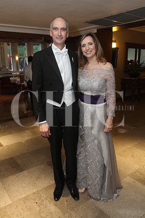 Ricardo Del Valle y Alejandra Salinas de Del Valle (papás de la novia)
