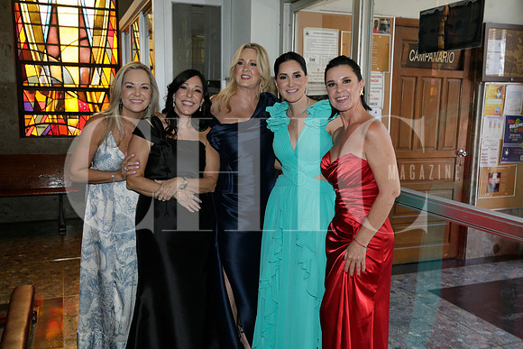 Marian de Del Valle, Cecilia de Hoyos, Maria Elena Villarreal, Claudia Rodríguez y Lizette Álvarez