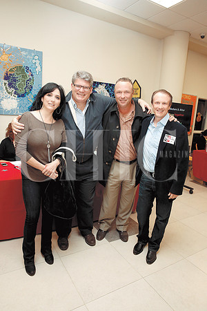 Reyna Castaño, Gabriel De la Garza Keeler, René Treviño y Carl Grobien