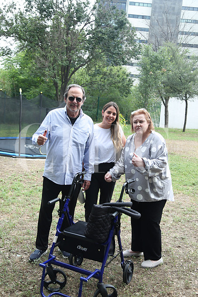 Federico Sada, Patricia Sada y Patricia Rivero0