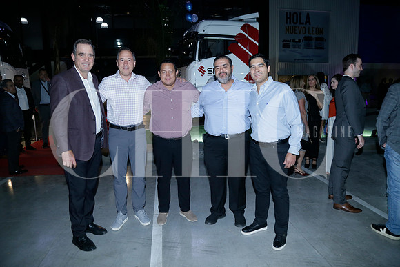 Jesus Dillón, Eugenio Reyes, César Hernández, José Cortez y Héctor Garza