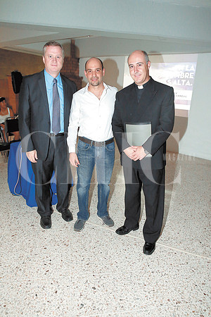 Kevin Egan, Alejandro Villarreal y Alberto Leal