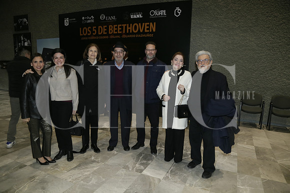 Melissa Segura, Ximana Chapa, Paulina González, Ricardo Marcos, Ricardo Marcos, Rosario Guajardo de Gallegos y Jorge Gallegos
