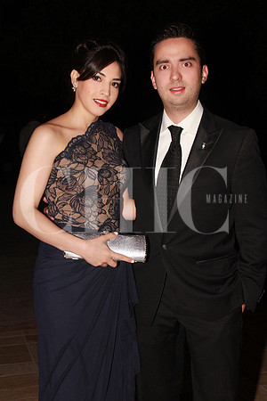 Edel Avilés y Enrique Santos