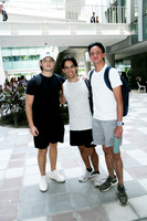 Erick Salazar, Eugenio Llaguno y Diego Taméz.