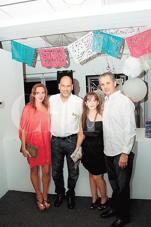 Gloria Marino, Alfonso Pico, Lulú González y Rodrigo Quijano