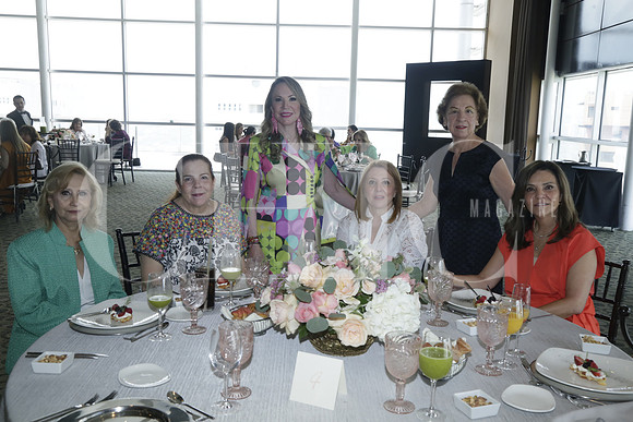Alida Bonifaz, Laura Elizondo, Sonia garza de Ocampo, Gina de Marcos, Blanca Flores de Zavela y Elsa de Kalifa