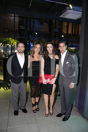 Jaime Babb, Laura Cantú de Babb,  Mónica Siller de Safa y Alejandro Safa