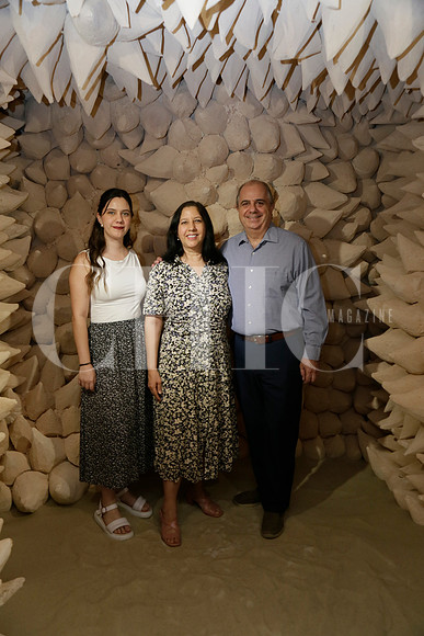 Pilar Anza, Adriana Cortés y Arturo Anza