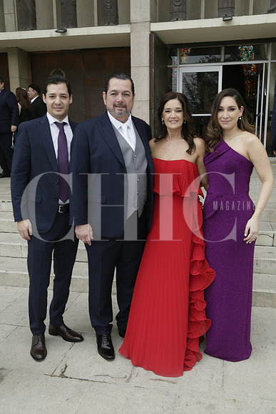 Gabriel Flores, Miguel Guerra, Olga Cavazos  de Guerra y Daniela Guerra.