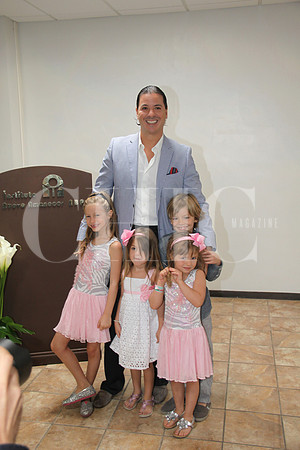 Alfonso Martínez,Catita Santos, Alyssa Martínez, Valeria Santos y Alfonso Martínez