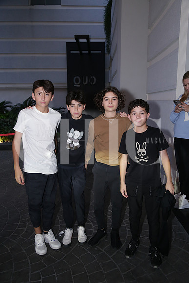 Mateo Veiga, Gabriel Sada, Gabriel Guerra y Andy García 1