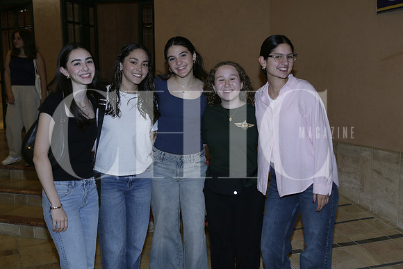 Ana Pau Díaz, Romina Botello, Regina Zapata, Cecilia Gutíerrez y Pamela Rodríguez