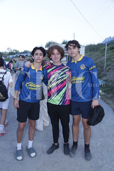 Jaime Cantú, Diego Arce y Santiago Rivera 0