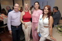 Fernando Martinez, Carla Villarreal, Fernanda Llorente y Berenice Valdez 1