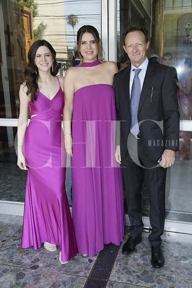 Valeria Barragán, Marcela de Barragán y José Barragán