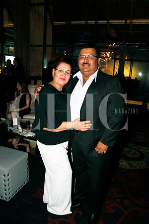 Patricia Amaro y Nestro Wood (invitados de Lily y Jorge)