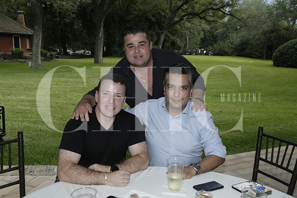 Ricardo Garza, Manuel Saldaña y Augusto Barbosa.