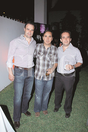Andreu Cors, Raúl García y Marcelo Garza