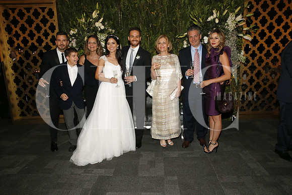 Alexis Hadjópulos, Eduardo Villarreal, Yanin Hadjoóulos, Susana, Claudio, Mariela Coindreau de Canavati, Dimitri Hadjópulos y Analí Welsh de Hadjópulos