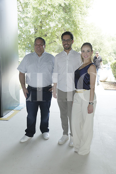 Juan Bernardo García, Humberto Ruíz y Gabriela Sauceda