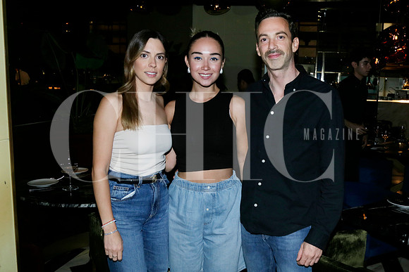 Lucia González Vignau, Andrea Fernández y Gerardo Vignau