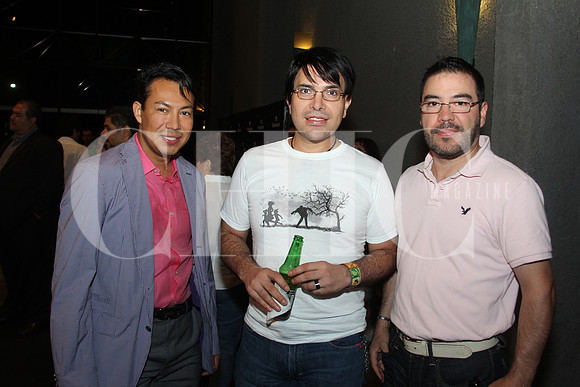 Fausto Santiago, Rafael Lugo y Armando Tamez