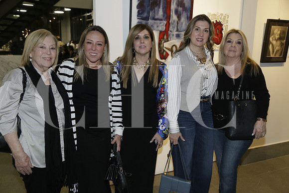 Rosa María González, Catalina López Portillo, Sam López Portillo, Juliana Chapa y Norma Peña