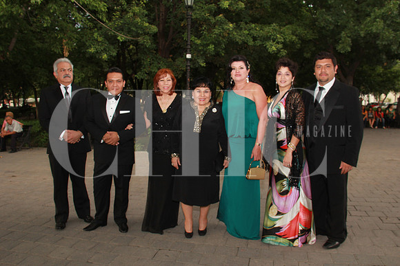Óscar García, Gustavo Briones, Martha Briones, Bárbara Leal, Carmen Salinas, Mayela de Castillo y Fernando Castillo (1)