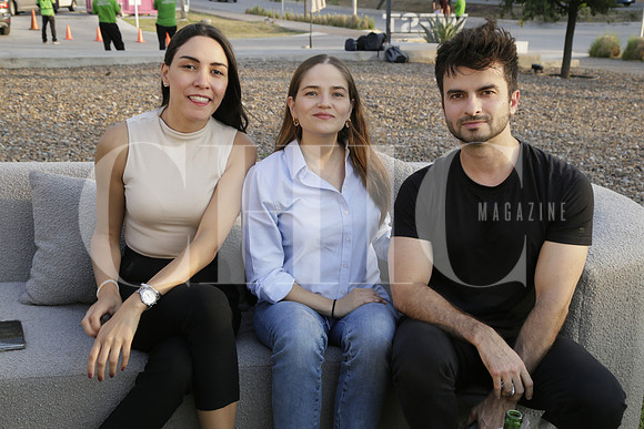 Ale Góme,z Mariana Campos y Guillemro Arroyo