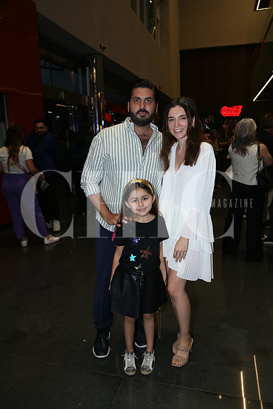 Juan Pablo Castuera, Rosa María Exome y Ayline Castuera