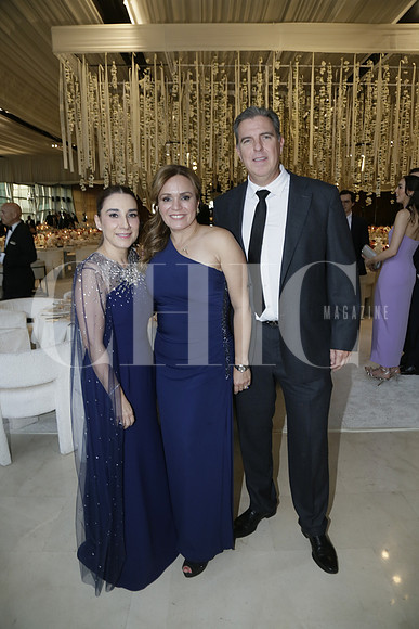 Cristina Miranda de Bravo, Laura Alva de Rodríguez y Eduardo Rodríguez