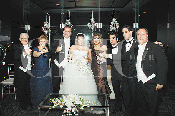 René Lankenau,  Susana Hass de Lankenau, Carlos, Claudia, Rosa Martha García, Enrique Uribe, Carlos Uribe y Enrique Uribe