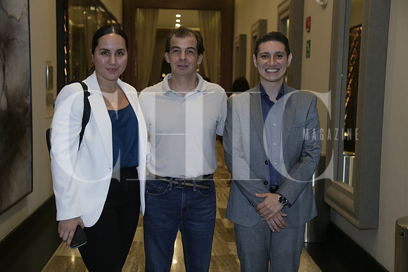 Andrea García, Salvador Alejandro Gutíerrez y Erick Saucedo