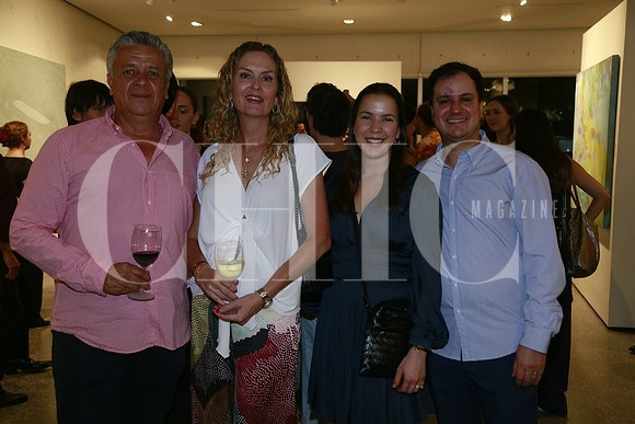 Agustin Suárez, Cristy Barker, Andrea Lobo y Francisco García