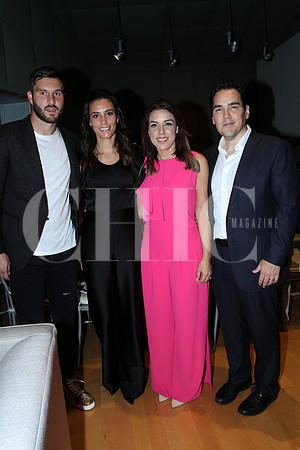 André-Pierre Gignac, Deborah Gignac, Myriam Salas y Francisco Lobo (3)
