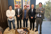 Carlos Palacios, Hernan Montalvo, Patricio Morelos, Patricio Sainz y Cesar Gonzalez Calderon 2