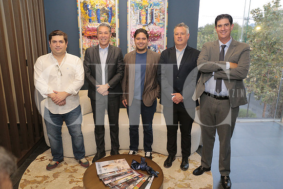 Carlos Palacios, Hernan Montalvo, Patricio Morelos, Patricio Sainz y Cesar Gonzalez Calderon 2