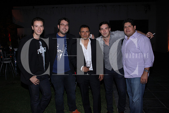 Leonardo Ramírez, Hardel Zazueta, Juan Pablo Benavides, Francisco Agraz y Jorge Franco