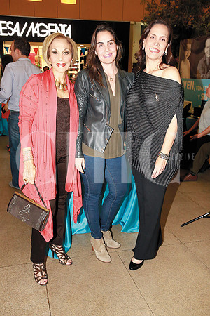 Cristina de Canales, Mayté Canales y Elsa Blomeier