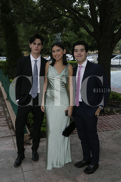 Luca Frech, Carolina López y Fede Salazar
