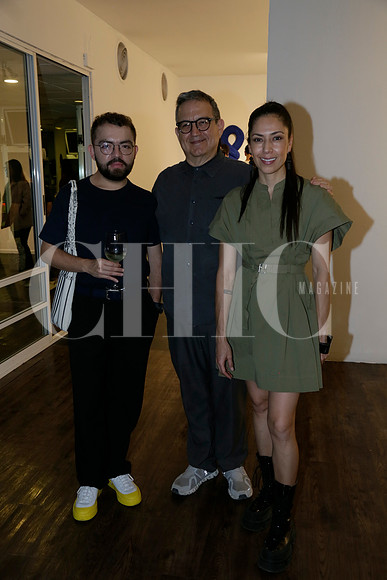 Santiago Utima, Rodrigo Odriozola y Mariana Zamarron.