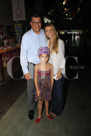 Óscar Salcedo, Sofía Salcedo y Emilia de Salcedo