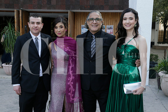 Miguel Jaffe, Corina Jaffe, Pablo Jaffe y Regina Martín