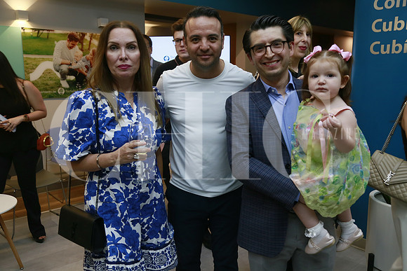Claudia Ayala, Tony Lozano, Juan Francisco Lozano y Roberta Lozano