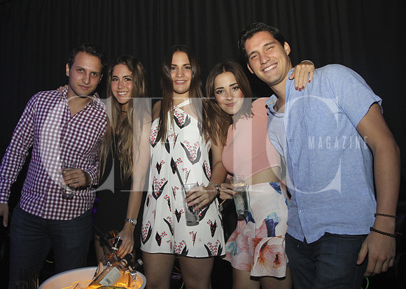 Carlos Celis, Lorena Madahuar, Ines Berron, Regina Aceves y Pablo Icaza