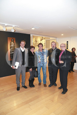 Ricardo Marcos, Irma Reyes de Sáenz, Horacio Sáenz, Mauricio Fernández y Enrique González