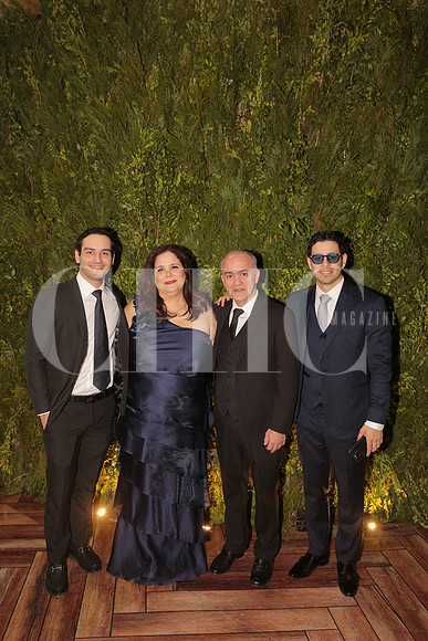 David Bardawill, Ana Lucia Rodriguez, Enrique Bardawill y Juan Pablo Bardawill 2