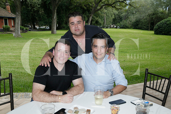 Ricardo Garza, Manuel Saldaña y Augusto Barbosa